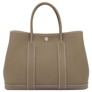 エルメス HERMES トートバッグ ガーデンパーティー TPM ネゴンダ エトゥープ シルバー金具 新品 未使用 グレージュ K刻印(2025年製) 【箱】 【中古】