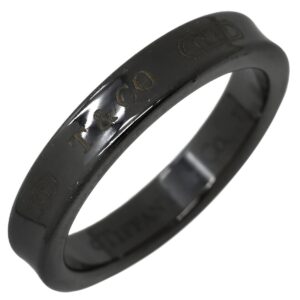 ティファニー Tiffany & Co リング 指輪 1837 ナロー チタン ブラック TIFFANY＆Co. ブラックチタン 17.5号 【中古】中古品