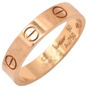 カルティエ Cartier リング 指輪 ミニラブリング ピンクゴールド #50(JP10) スモールモデル LOVE Ring 18K 750PG 10号 B4085200 【中古】中古品