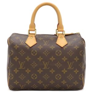 【SALE】 ルイヴィトン LOUIS VUITTON ハンドバッグ スピーディ 25 モノグラムキャンバス モノグラム ゴールド金具 茶 ミニボストン パドロック・鍵欠品 M41528 SP0930 【保存袋】 【中古】
