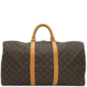 ルイヴィトン LOUIS VUITTON ボストンバッグ キーポル バンドリエール50 モノグラムキャンバス モノグラム ゴールド金具 茶 鍵・パドロック欠品 M41416 MB0031 【中古】