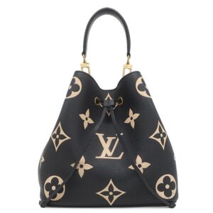 ルイヴィトン LOUIS VUITTON 2WAYバッグ ネオノエ MM レザー バイカラーモノグラムアンプラントレザー ブラック×ベージュ ゴールド金具 2WAY ポーチ欠品 M45497 RFID 【中古】