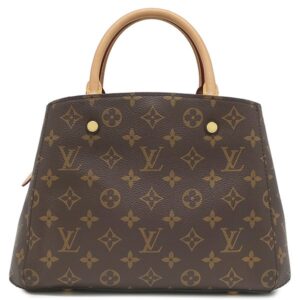 【★3％OFFクーポン】ルイヴィトン LOUIS VUITTON 2WAYバッグ モンテーニュ BB モノグラムキャンバス モノグラム ゴールド金具 茶 ショルダー ハンドバッグ M41055 GI4139 【保存袋】 【中古】新品同様品