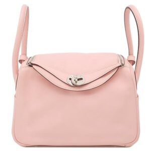 エルメス HERMES 2WAYバッグ リンディ26 ヴォースイフト ローズサクラ シルバー金具 X 【中古】