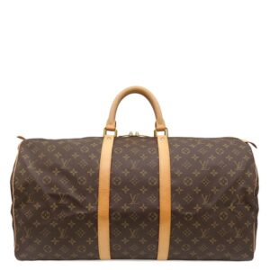 ルイヴィトン LOUIS VUITTON ボストンバッグ キーポル 55 モノグラムキャンバス モノグラム ゴールド金具 旅行カバン 茶 鍵1本欠品 M41424 FL0040 【箱】 【中古】中古美品