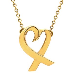 ティファニー Tiffany & Co ネックレス ラビングハート ネックレス イエローゴールド 18K 750 YG T&Co. パロマピカソ 【中古】中古品