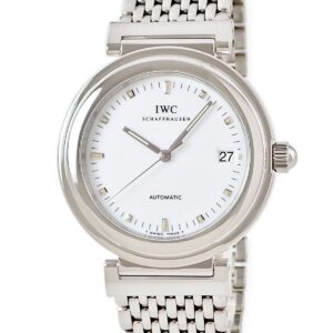 IWC IWC ダ ヴィンチ SL オートマティック IW352801 ダ・ヴィンチ ホワイト デイト トリチウム メンズ 腕時計自動巻き ホワイト 【中古】中古美品