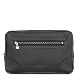 【★3％OFFクーポン】ルイヴィトン LOUIS VUITTON セカンドバッグ パヴェル タイガ アルドワーズ シルバー金具 黒 クラッチバッグ M31142 MI2097 【保存袋】 【中古】中古美品