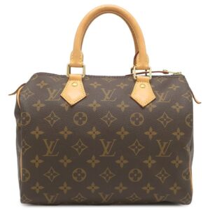 ルイヴィトン LOUIS VUITTON ハンドバッグ スピーディ 25 モノグラムキャンバス モノグラム ゴールド金具 茶 M41109 RFID 【保存袋】 【中古】