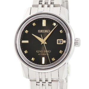セイコー SEIKO キングセイコー KSK BEAMS 50周年記念限定モデル SDKA025 6L35-00L0 新品同様 デイト メンズ 腕時計自動巻き ブラック 【中古】新品同様品