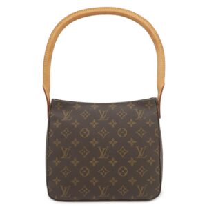 ルイヴィトン LOUIS VUITTON ハンドバッグ ルーピング MM モノグラムキャンバス モノグラム ゴールド金具 茶 ワンハンドル M51146 FL0062 【中古】