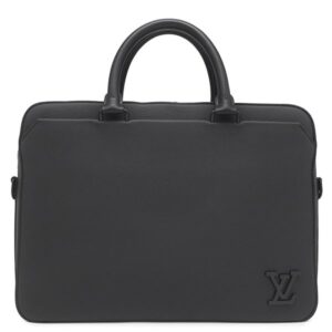 【★3％OFFクーポン】ルイヴィトン LOUIS VUITTON 2WAYバッグ パイロット ブリーフケース カーフ ブラック マットブラック金具 黒 ビジネスバッグ ショルダーバッグ M23778 RFID 【保存袋】 【中古】新品同様品