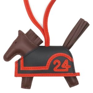 エルメス HERMES バッグチャーム ロデオ ロベオ24 PM アニョーミロ スイフト テール×ブラック×カプシーヌ 新品 未使用 2025年製 K 【箱】 【中古】