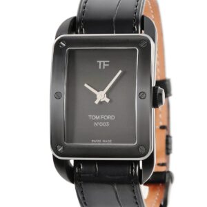 トムフォード TOM FORD N.003 TF0120256686 未使用 ブラックPVD アンスラサイト オールブラック 黒 メンズ 腕時計クオーツ ブラック 【中古】未使用保管品