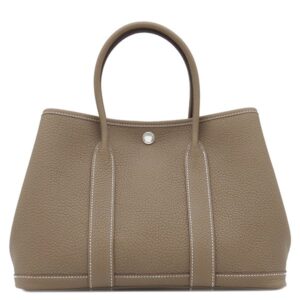 エルメス HERMES トートバッグ ガーデンパーティーTPM ネゴンダ エトゥープ シルバー金具 新品 未使用 グレージュ 2025年製 K 【箱】 【中古】