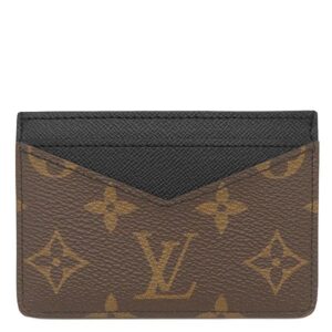 ルイヴィトン LOUIS VUITTON カードケース ネオ ポルト カルト モノグラムキャンバス レザー モノグラム×ブラック 茶 黒 カード入れ M60166 RFID 【箱】 【中古】新品同様品