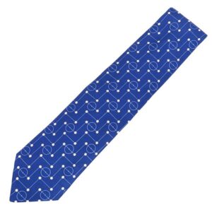 ダンヒル dunhill ネクタイ シルク JFAコラボ 9CM シルク ネイビー サッカー日本代表モデル 【中古】