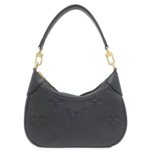 【★3％OFFクーポン】ルイヴィトン LOUIS VUITTON ショルダーバッグ バガテル NM モノグラムアンプラント モノグラムアンプラント ゴールド金具 黒 ショルダー M46002 RFID 【中古】中古美品