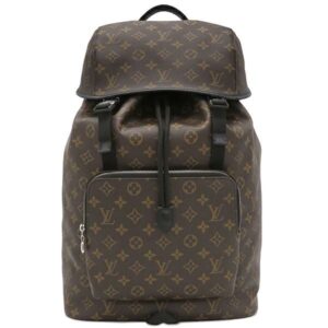 ルイヴィトン LOUIS VUITTON リュック・デイパック ザック バックパック モノグラムマカサー モノグラム×ブラック シルバー金具 M43422 DR2147・RFID 【中古】