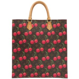ルイヴィトン LOUIS VUITTON トートバッグ サック プラ モノグラムキャンバス モノグラム ゴールド金具 村上隆 茶 ハンドバッグ M95010 MI0085 【保存袋】 【中古】