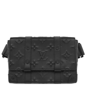 ルイヴィトン LOUIS VUITTON ショルダーバッグ トランクスリング モノグラム カーフ モノグラムシールレザー ノワール ブラック金具 黒 ボディバッグ ウエストポーチ M57952 RFID 【箱】 【中古】