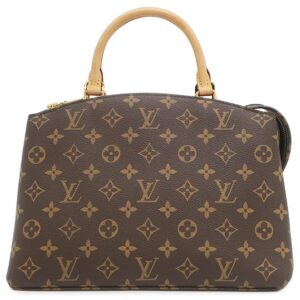 【★3％OFFクーポン】ルイヴィトン LOUIS VUITTON 2WAYバッグ プティ パレ PM モノグラムキャンバス モノグラム ゴールド金具 茶 赤 ハンドバッグ ショルダー M45900 RFID 【箱】 【中古】中古美品