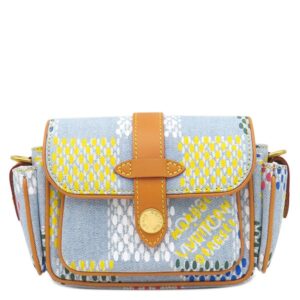 【★3％OFFクーポン】ルイヴィトン LOUIS VUITTON ショルダーバッグ カーゴ ウェアラブル ウォレット カーフ LVバーズダミエデニム マルチカラー ゴールド金具 デニム 2025SS N00134 不明 【保存袋】 【中古】未使用保管品