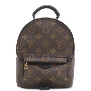 ルイヴィトン Louis Vuitton リュック・デイパック パームスプリングス バックパック MINI モノグラムキャンバス モノグラム ゴールド金具 茶 M41562 RFID 【中古】