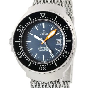 オメガ OMEGA シーマスター 1000 プロプロフ 166.093 The Grand デイト 逆回転防止ベゼル ヴィンテージ メンズ 腕時計自動巻き ネイビー 【中古】中古美品