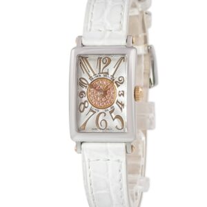 フランクミュラー FRANCK MULLER ロングアイランド プティ パスティーユ 802QZRELCD1PPSSTGLTD AC コンビ 限定 レディース 腕時計クオーツ シルバー 【中古】中古美品