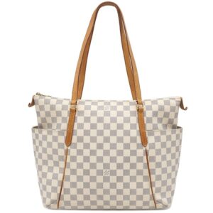 ルイヴィトン LOUIS VUITTON トートバッグ トータリー MM ダミエアズールキャンバス ダミエアズール ゴールド金具 白 N51262 DU1134 【中古】