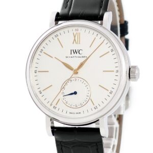 IWC IWC ポートフィノ ポインターデイト IW359201 バー ローマン シルバー ラウンド メンズ 腕時計自動巻き シルバー 【中古】中古美品