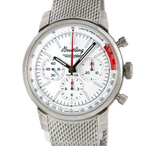 ブライトリング BREITLING トップタイム B01 フォード サンダーバード AB01766A1A1A1 AB0176 未使用 ホワイト メンズ 腕時計自動巻き ホワイト 【中古】
