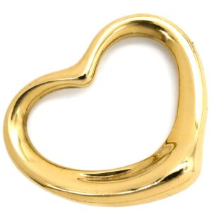 ティファニー Tiffany & Co ペンダントトップ オープンハート イエローゴールド エルサペレッティ ネックレストップ 18K 750 YG 【中古】中古品