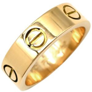 カルティエ Cartier リング 指輪 ラブリング イエローゴールド #51(JP11) LOVE Ring 750 18K YG クラシックモデル 10.5号 【中古】