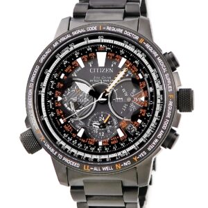 シチズン CITIZEN プロマスター エコドライブ F990-T025498/CC7015-55E 新品同様 限定 クロノグラフ メンズ 腕時計クオーツ グレー 【中古】