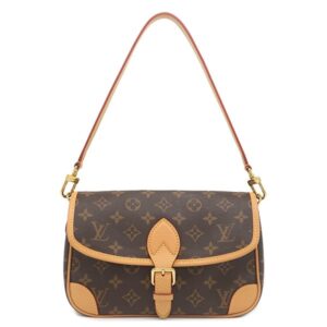 【★3%OFFクーポン】ルイヴィトン LOUIS VUITTON ショルダーバッグ ディアヌ NM PM モノグラムキャンバス モノグラム×ノワール ゴールド金具 ロングショルダーストラップ欠品 M45985 RFID 【中古】中古美品