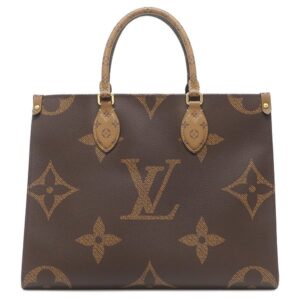 【★3％OFFクーポン】ルイヴィトン LOUIS VUITTON トートバッグ オンザゴー MM モノグラムキャンバス モノグラムリバースキャンバス モノグラム×モノグラムリバースキャンバス ゴールド金具 ハンドバッグ M45321 FL2270 【箱】 【中古】中古美品