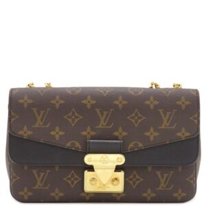 ルイヴィトン LOUIS VUITTON ショルダーバッグ サック マルソー モノグラムキャンバス モノグラム ゴールド金具 茶 黒 チェーンショルダー M46126 RFID 【保存袋】 【中古】