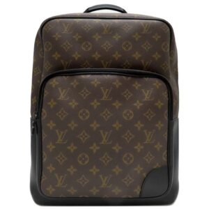 ルイヴィトン LOUIS VUITTON リュック・デイパック ディーン バックパック モノグラムマカサー モノグラムマカサー ブラック金具 茶 黒 M45335 RFID 【保存袋】 【中古】