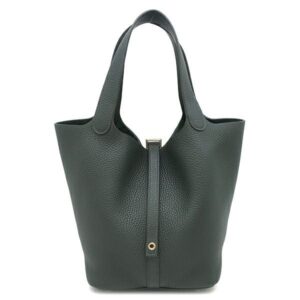 エルメス HERMES ハンドバッグ ピコタンロックMM トリヨンクレマンス ヴェールマングローブ ゴールド金具 深緑 K刻印(2025年製) 【箱】 【中古】