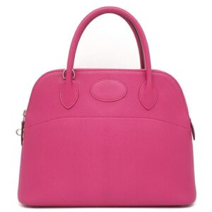 エルメス HERMES 2WAYバッグ ボリード 31 シェーブル ローズショッキング シルバー金具 ハンドバッグ ショルダー □M刻印 【中古】