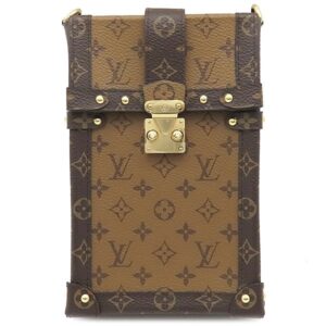 【SALE】 ルイヴィトン LOUIS VUITTON ショルダーバッグ ポシェット トランク ヴェルティカル モノグラムキャンバス モノグラムリバースキャンバス モノグラムリバース ゴールド金具 茶 M67873 RFID 【保存袋】 【中古】