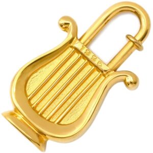 エルメス HERMES カデナ ハープ モチーフ GP ゴールド 【ANNEE DE LA MUSIQUE/音楽の年】 1996年限定 【保存袋】 【中古】