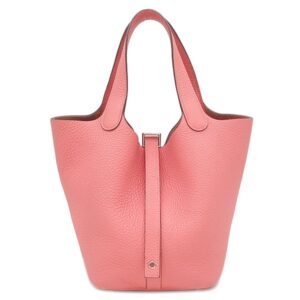 エルメス HERMES ハンドバッグ ピコタンロックPM トリヨンクレマンス ローズアザレ シルバー金具 2023年製 B 【箱】 【中古】