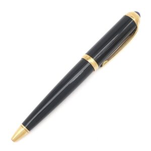 カルティエ Cartier ボールペン ロードスター GP ブラックコンポジット ブラックXゴールド 赤インク 筆記確認済 筆記具 ブルーレジンカボション ST240005 【中古】