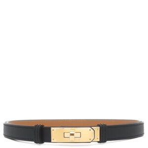 エルメス HERMES ベルト ベルト ケリー 18 ヴォーエプソン GP ブラック×ゴールド ゴールド金具 新品 未使用 スライド調節 2025年製 H069853CC89 K 【箱】 【中古】