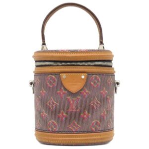 ルイヴィトン LOUIS VUITTON 2WAYバッグ LVポップ カンヌ モノグラムキャンバス モノグラムLVポップキャンバス ブラウン×ピンク シルバー金具 ヴァニティ ネオン モノグラム ダミエ M55457 FL3159 【中古】中古品