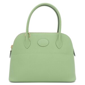 エルメス HERMES 2WAYバッグ ボリード 27 ヴォーエプソン ヴェールクリケット ゴールド金具 緑 ハンドバッグ ショルダー Y 【保存袋】 【中古】新品同様品