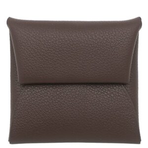 エルメス HERMES コインケース バスティア エバーカラー モカ シルバー金具 茶 2024年製 W 【箱】 【中古】未使用保管品